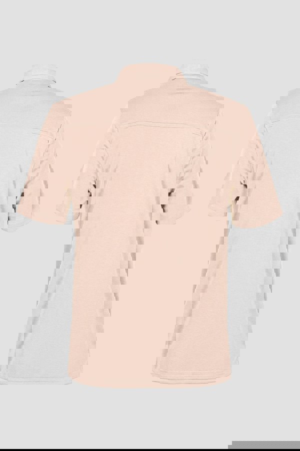 ENORSIA Mens Revere Collar Short Sleeve Jersey Shirt