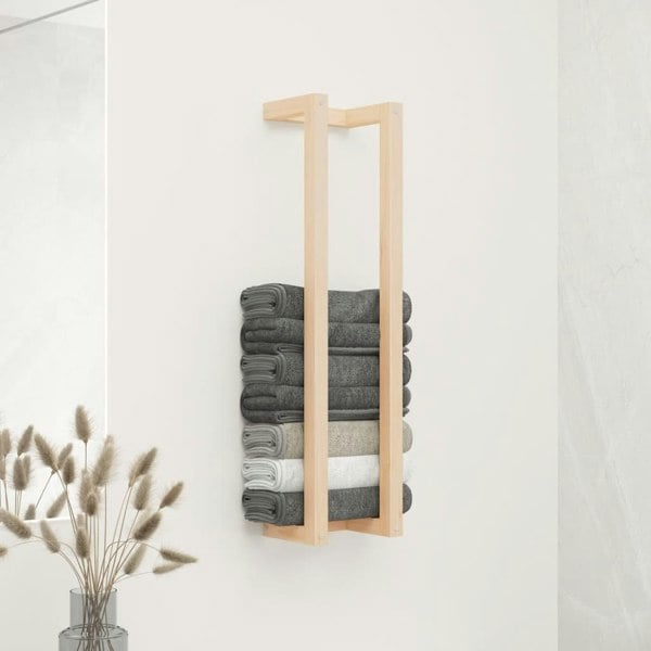 Berkfield Towel Rack 23x18x90 cm Solid Wood Pine
