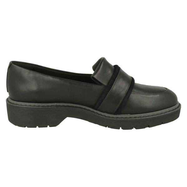 Clarks Ladies Clarks Flat Loafer Inspired Shoes Alexa Ruby