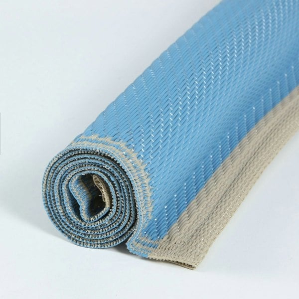 Urban Outdoor Rug Blue & Beige | Modern Geometric Design