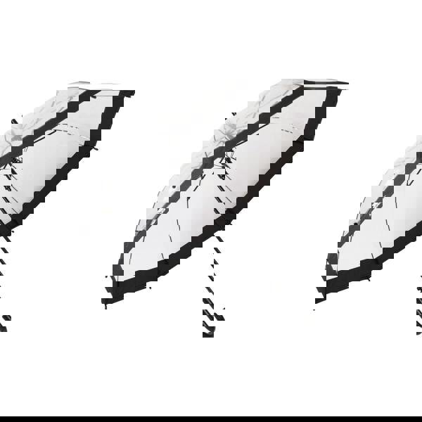 Trespass Unisex Adult Rainfall Clear POE Stick Umbrella - Black - 