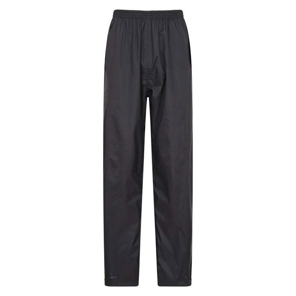 Mountain Warehouse Mens Pakka Waterproof Over Trousers - Black