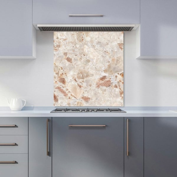 Warren Reed - Designer Polished Sweet Peach Quartz Effect Kitchen Splashback