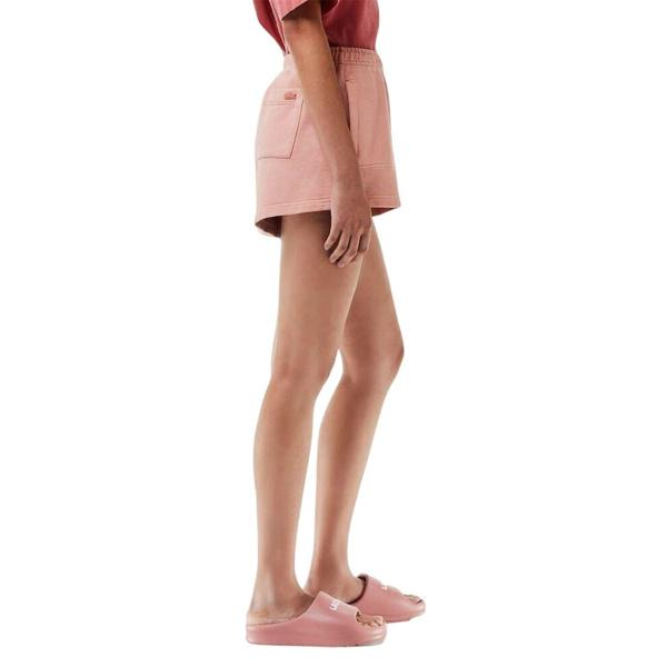 Lacoste Womens/Ladies Elasticated Waist Loose Fit Sweat Shorts - Pink - 