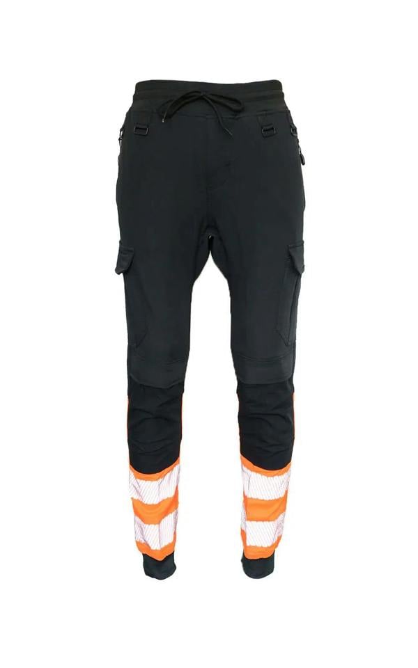 Slim Fit Stretch Hi-Vis Jogger With Knee Pad Pockets - Hi-Vis Trousers