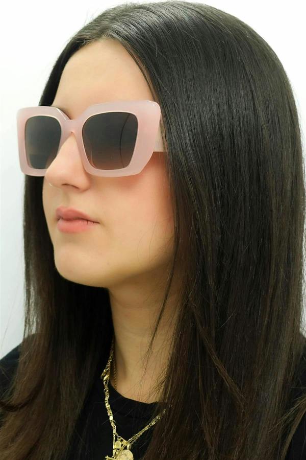 Burberry Sunglasses BE4344 Daisy 387413 Frosted Pink Brown Gradient