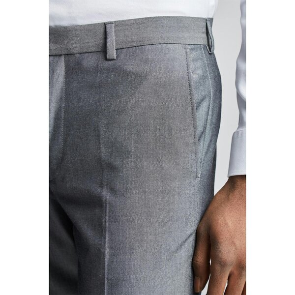 Limehaus Slim Fit Silver Grey Trousers