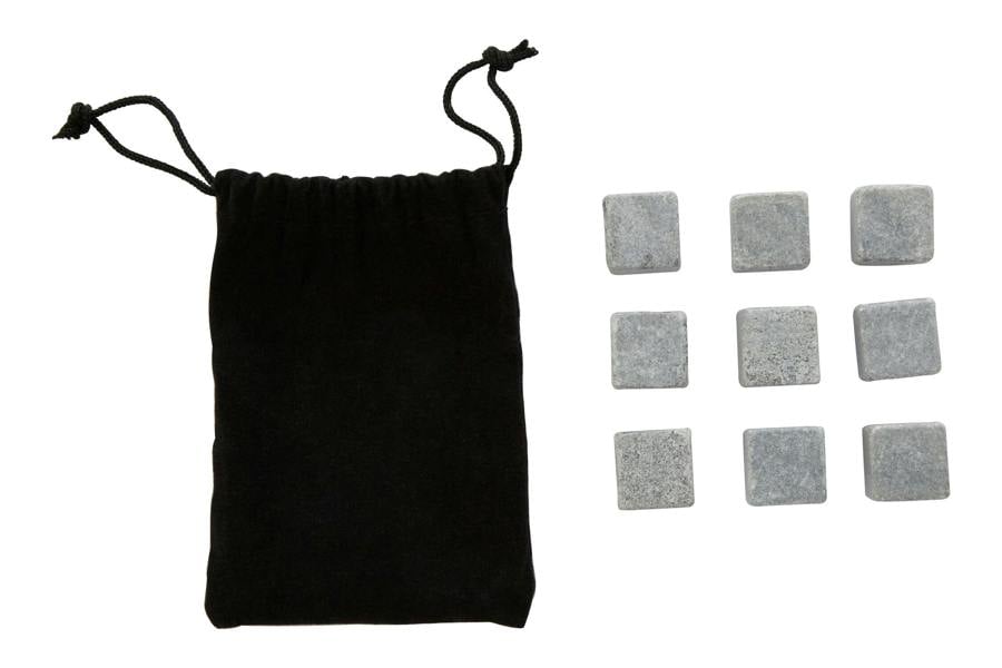 Set of 9 Wilson Set Of 9 Granite Ice Rocks