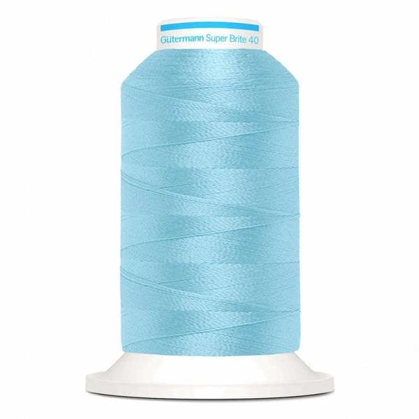 Gutermann Super Brite Polyester 40 Embroidery Thread 1000m Polyester Thread Suitable For Embroidery