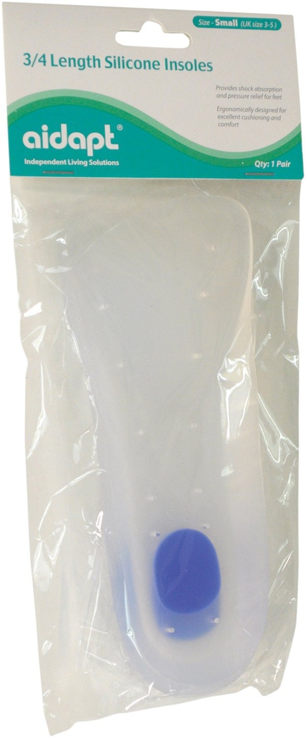 Aidapt 3 quarter Silicon Insole Small