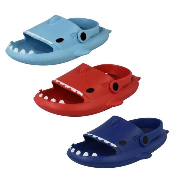 Spot On Childrens Spot On Cute Shark Detailed Summer Clogs N0076