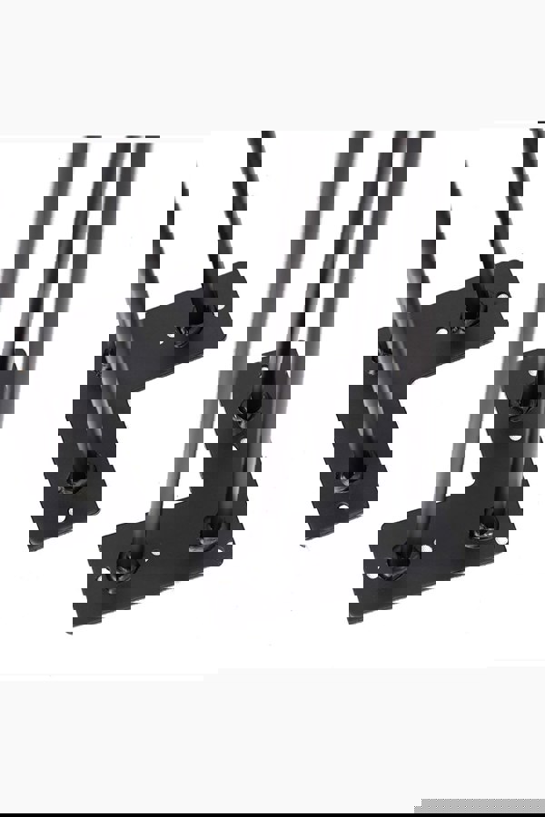 Living and Home 4 Pcs Black Three-Wire Metal Wire Clamp Furniture Legs