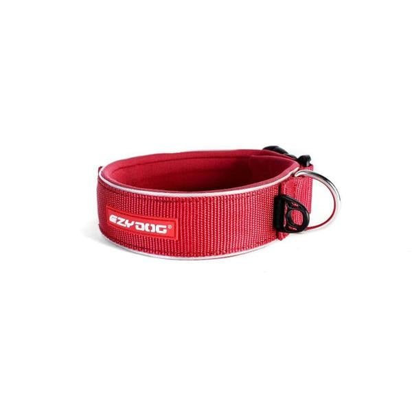 EzyDog Neo Wide Dog Collar in Red