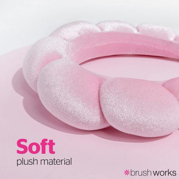 Brushworks Pink Cloud Headband