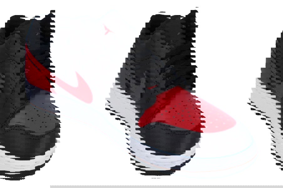 Nike Air Jordan 1 Low Mens Trainers 553558  067 - Black Varsity Red Summit White 067 - Photo 3