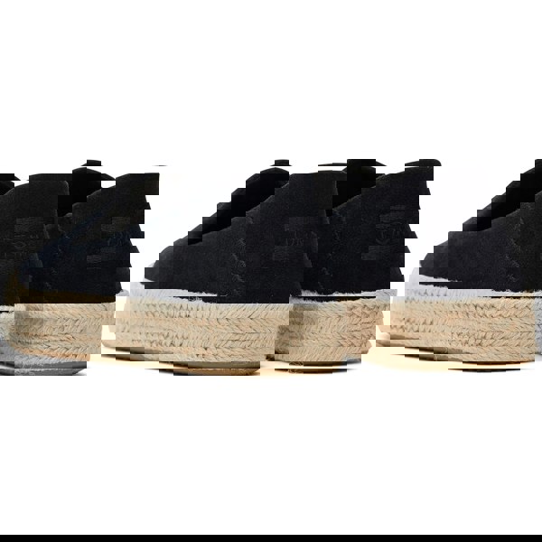 TOMS Carolina 100% Cow Women's Black Espadrilles
