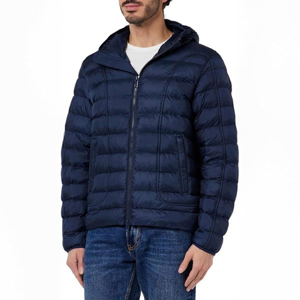 Diesel W-Scottys Winter Jacket - Navy Blue