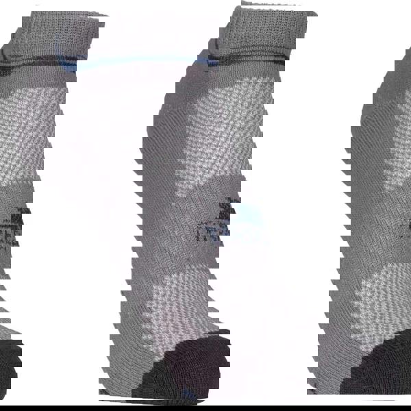 Trespass Unisex Adults Isolate Coolmax Trainer Sock (Pack Of 2) - Platinum/Dark Grey - 