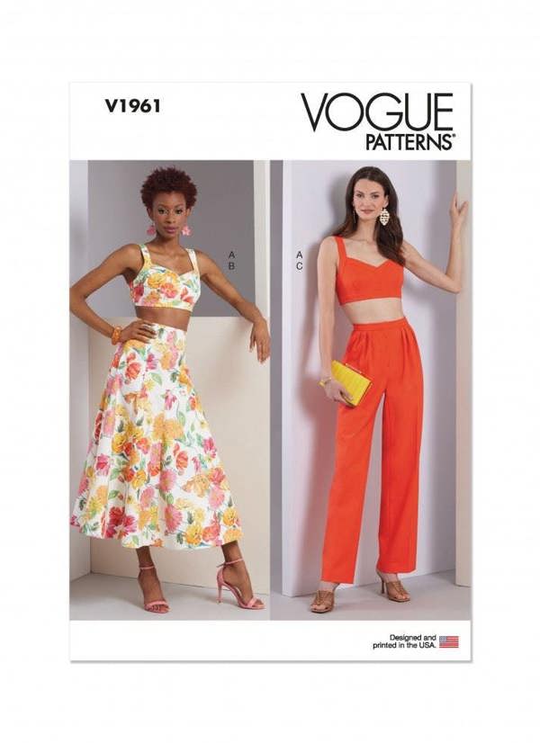 Vogue Sewing Pattern 1961, Tops, Skirts, Trousers for Women, AX5 (4-6-8-10-12) - Intermediate