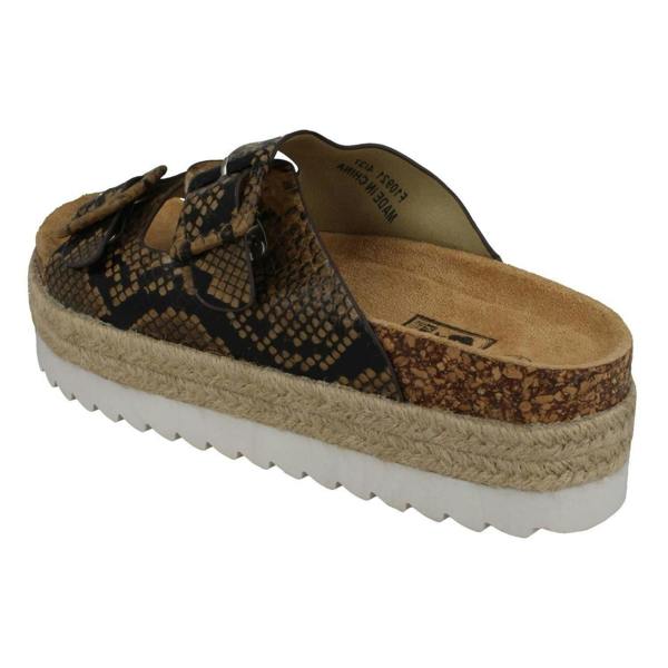 Down to Earth Ladies Down To Earth Flatform Mules F10921
