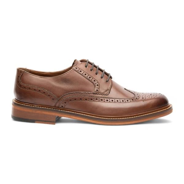 Chapman & Moore Men’s Brown Leather Brogue Dress Shoes