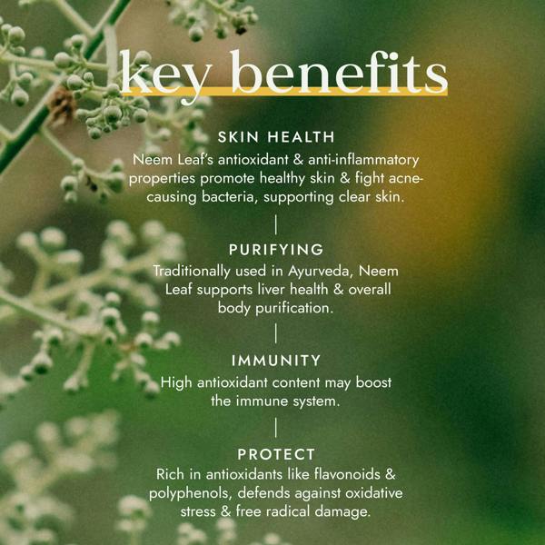 Fushi Wellbeing Organic Neem Leaf