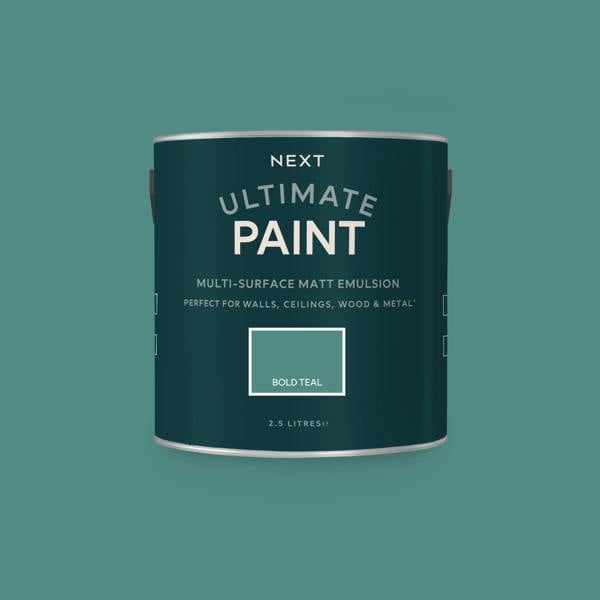 Next Bold Teal Mixed To Order Ultimate Paint 2.5L
