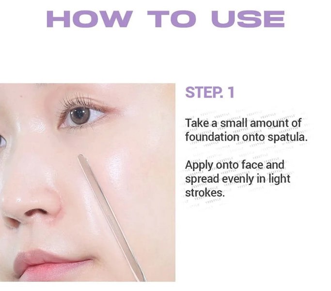 Durable and hygienic ABOUT_TONE stainless steel makeup spatula – Easy-to-clean tool for professional-grade foundation blending at Atelier De Glow UK.