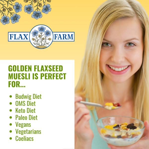 Golden Flaxseed Muesli is perfect for...