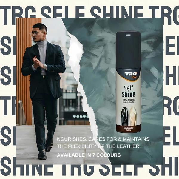TRG Self Shine - Sponge Applicator System for Polishing Shoes & Boots 75ml