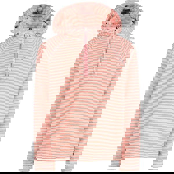 Trespass Childrens/Kids Axxton Hooded Fleece Top - Baby Pink