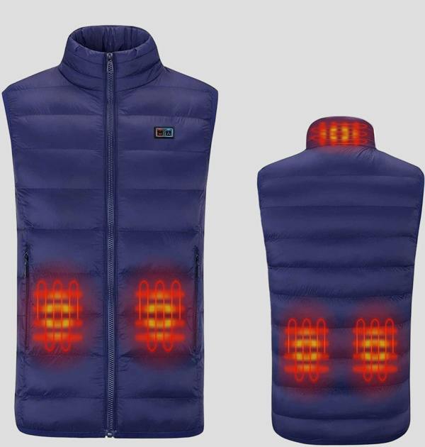 Anniou Heated Down Vest - navy