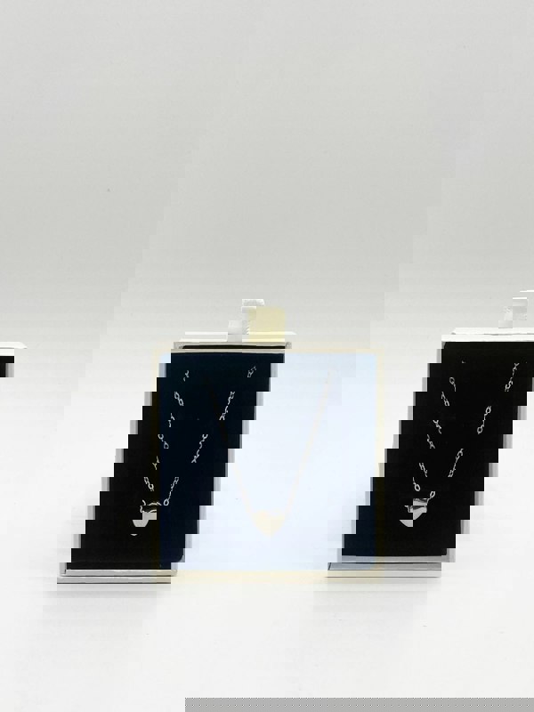 SVNX Small Heart Necklace in Silver Colour