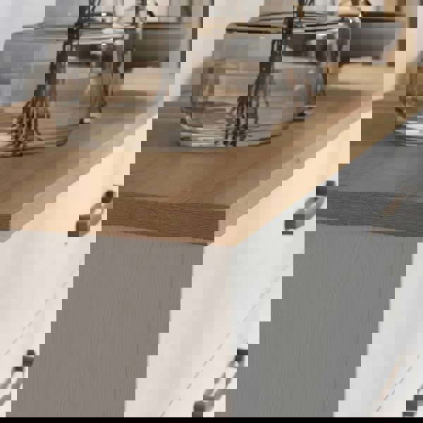 Furniture To Go Bohol 1 Door 4 Drawer Chest in Riviera Oak/White