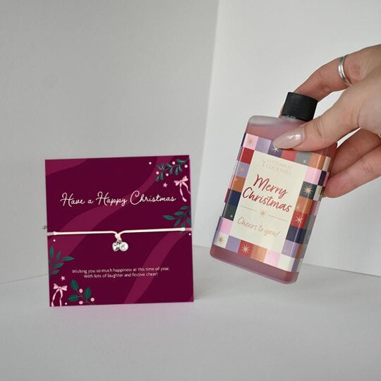 Letterbox Cocktails Secret Santa Gift Box – Christmas Cocktail & Bracelet Set
