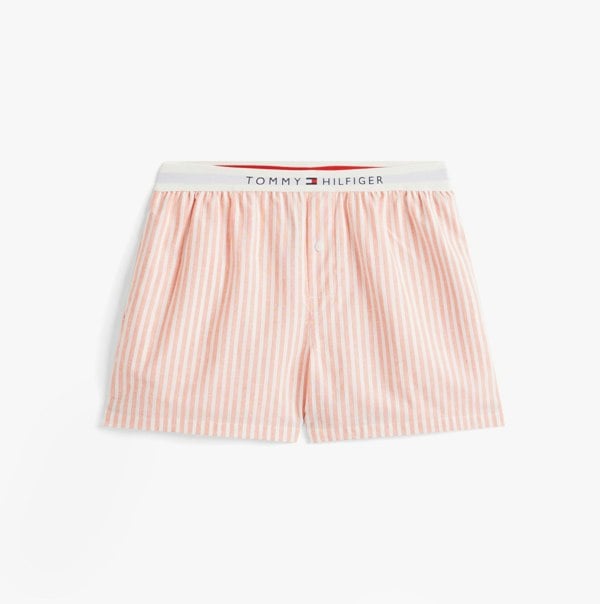 Tommy Hilfiger LINEN Relaxed Pyjama Set Womens Multicoloured