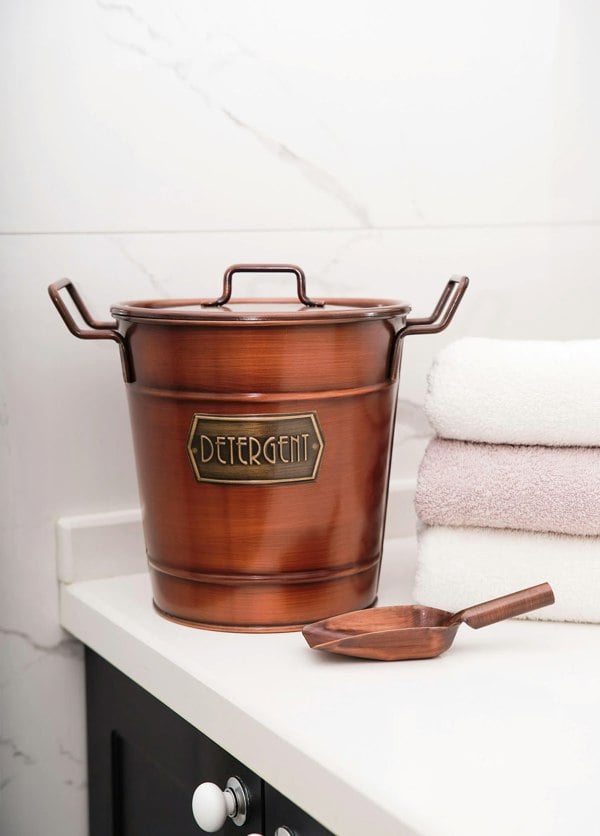 Rozi Copper Detergent Storage Bin