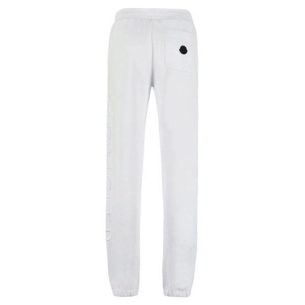 Moncler Detailed Logo Sweatpants - White