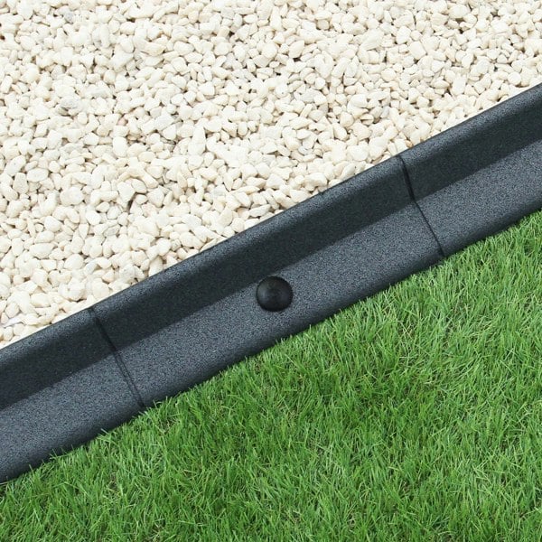 Monstershop Flexible Lawn Edging Grey 1.2m x 6