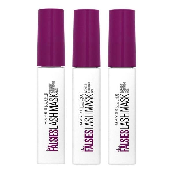 Maybelline New York 3 x Maybelline The Falsies Lash Mask - Overnight Conditioning Mask 10ml