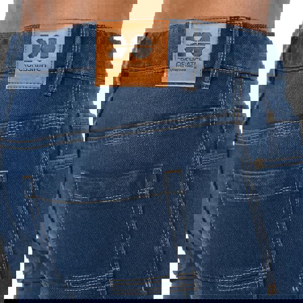 Crosshatch Mens Lampoons Slim Jeans - Stone Wash - 