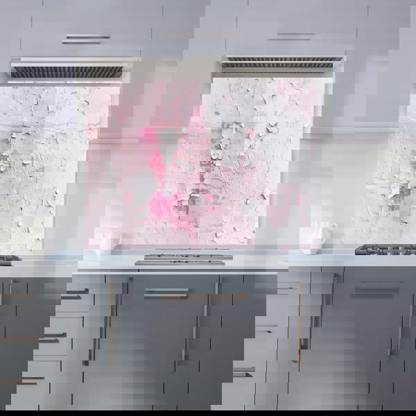 Warren Reed - Designer Light Pink Textured Effect Kitchen Splashback