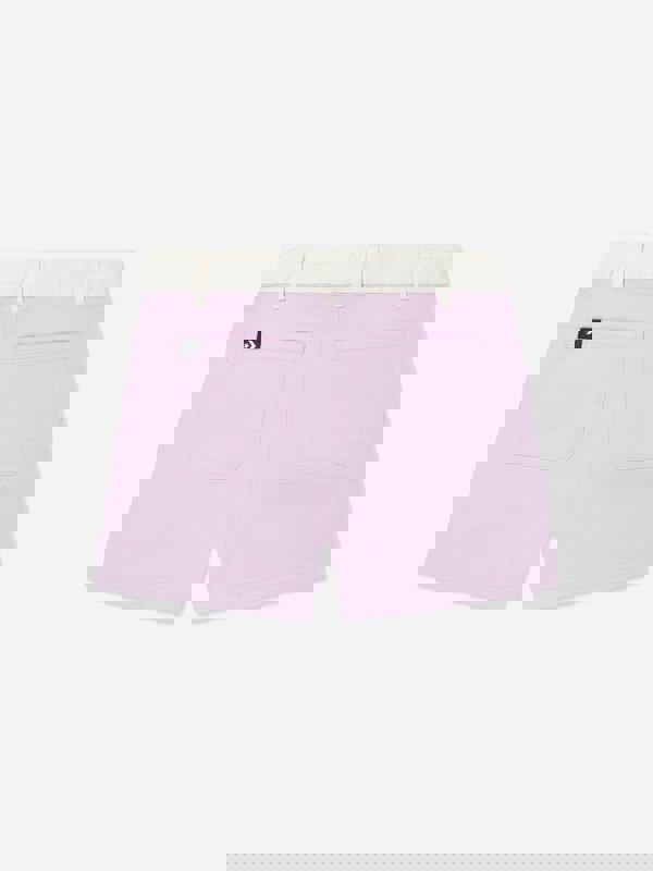 Converse Girls Colourblock Woven Shorts in Purple