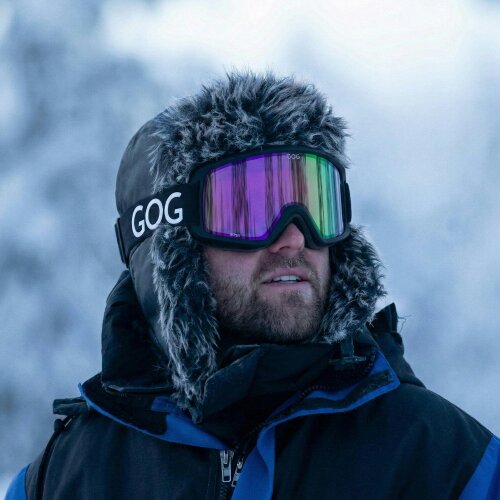 GOG Eyewear Unisex Aspen UV400 Ski Snowboard Goggles with Anti-Fog Mirror Double Lens