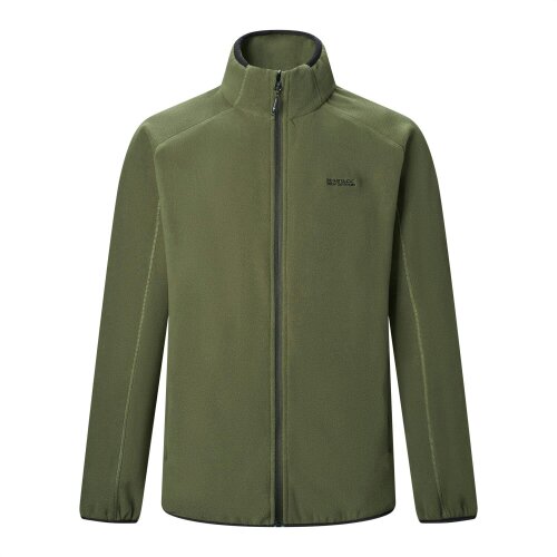 Regatta Mens Hadfield Full Zip Fleece Jacket - Dark Khaki - 3XL - Dark Khaki - 100% Polyester