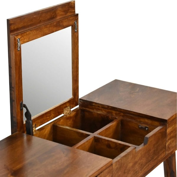 Artisan Furniture Chestnut Foldable Mirror Table