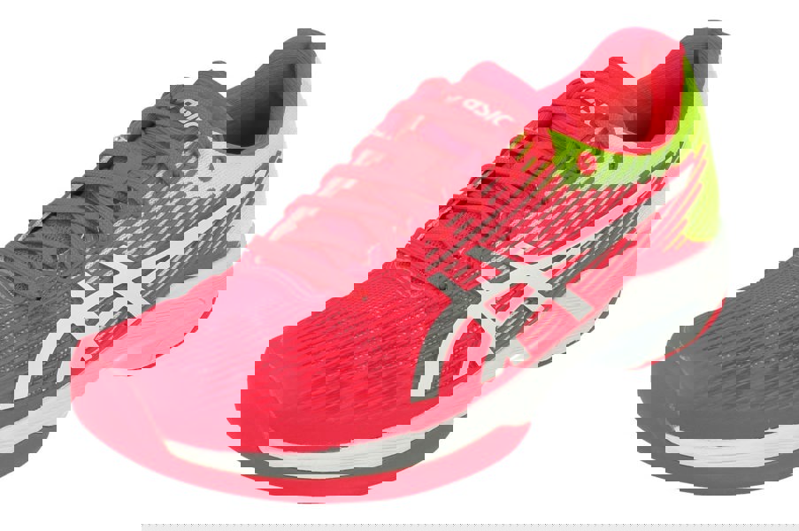 Asics Solution Speed Ff Indoor Womens Tennis Shoes 1042A094 Sneakers Trainers  702 - Laser Pink White 702 - Photo 0