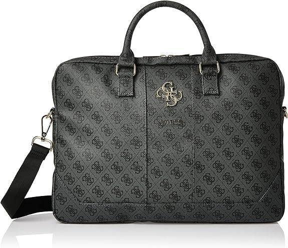 Guess 4G Metal Logo Laptop Bag 16" Grey - FUCB15G4GFGR