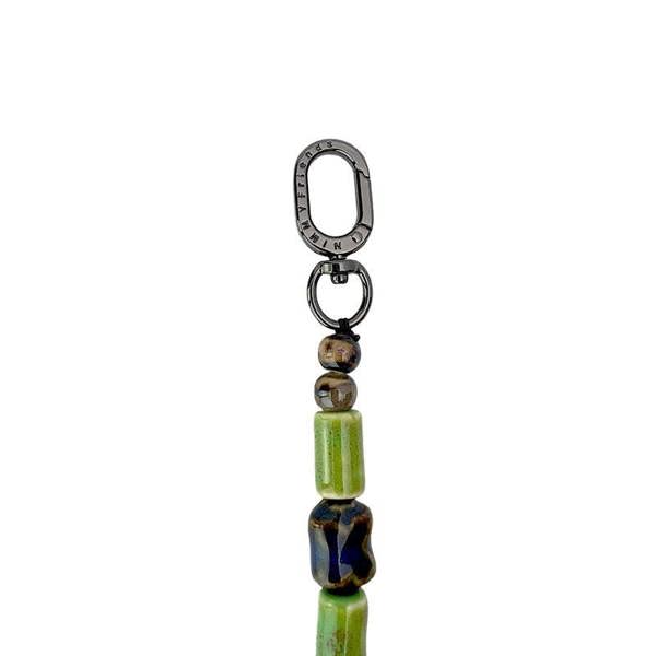 Nimmy Friends Nimmy Big Eye Cute Pet Travel Panda Mobile Phone Chain Bag Charm Ceramic Bracelet Black - N-XDY-SL-06