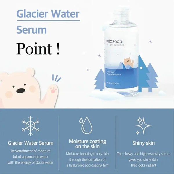 MIXSOON Glacier Water Hyaluronic Acid Serum 300ml